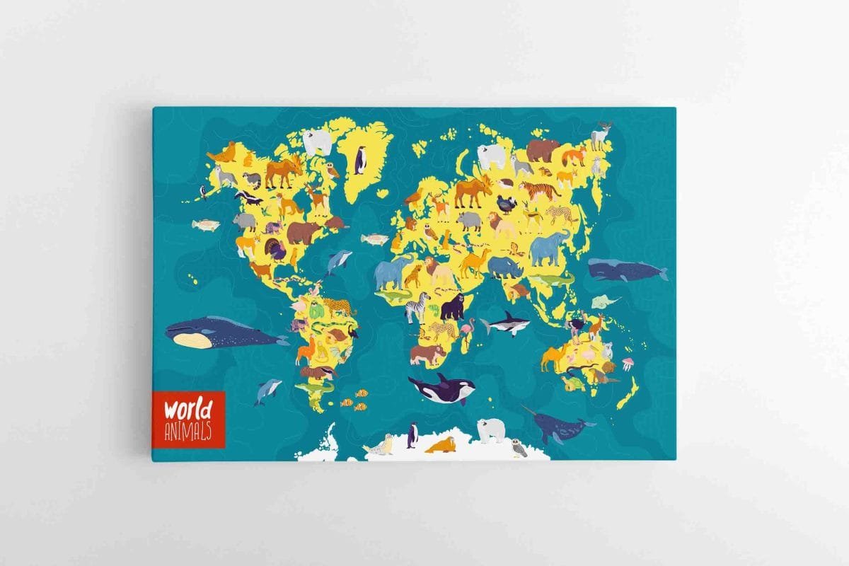 Pasaulio zemelapis vaikams