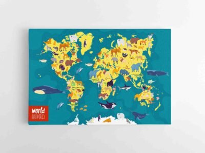 Pasaulio zemelapis vaikams