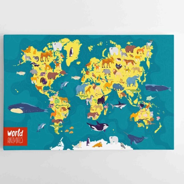 Pasaulio zemelapis vaikams