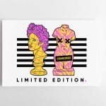 Pop Art Antikos skulbtūrų iliustracija (JG00000180)