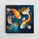 Fengshui paveikslas - Koi Žuvys