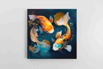 Fengshui paveikslas - Koi Žuvys