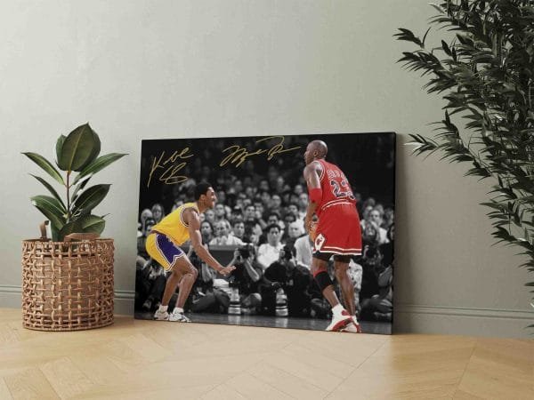 Kobė ir Džordanas - legendinis NBA paveikslas (JG00001884) - Image 2