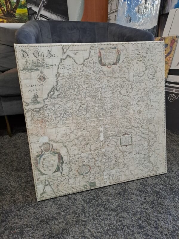 1634 m., W.J.Blaeu – Magni Ducatus Lithuaniae - LDK Žemėlapis (JG00001906) - Image 3