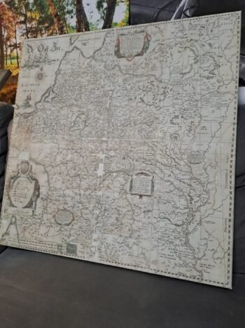 1634 m., W.J.Blaeu – Magni Ducatus Lithuaniae - LDK Žemėlapis (JG00001906) - Image 4