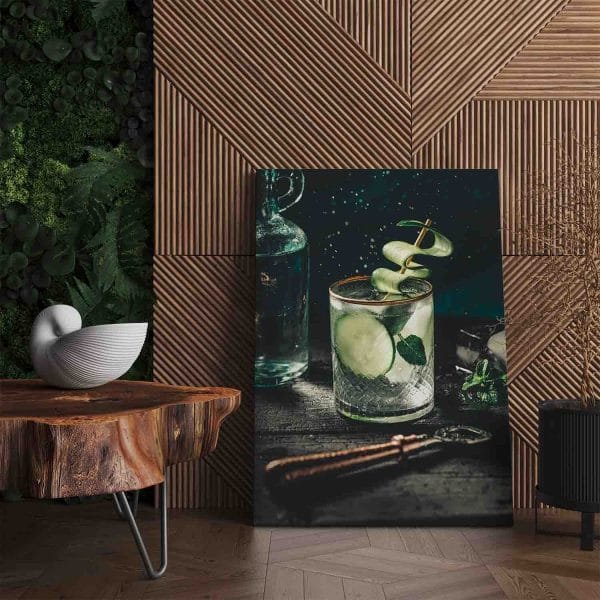 Agurkų ir Bazilikų kokteilio paveikslas (JG00000320) - Image 3