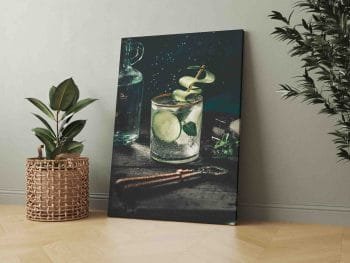 Agurkų ir Bazilikų kokteilio paveikslas (JG00000320) - Image 2