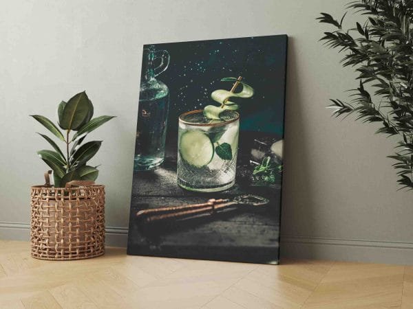 Agurkų ir Bazilikų kokteilio paveikslas (JG00000320) - Image 2