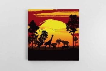 vaikiska gyvunu iliustracija