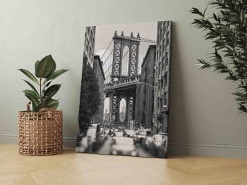 Manheteno tiltas (Juodai Balta fotografija) (JG00000494) - Image 2