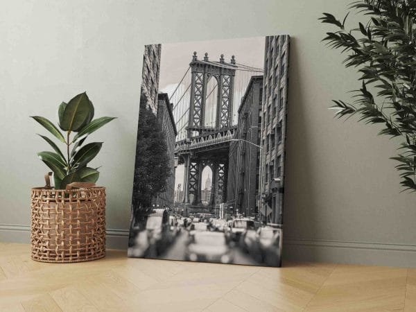 Manheteno tiltas (Juodai Balta fotografija) (JG00000494) - Image 2