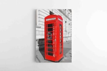 Raudona Londono telefono būdelė