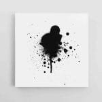 paveikslas juodas taškas