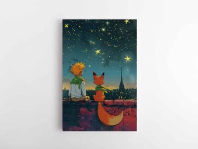 mazasis princas su lape