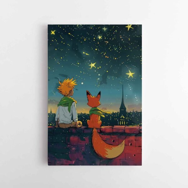 mazasis princas su lape