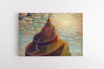 Ciurlionio paveikslai - Pilies pasaka - angelu takais - pasauliu sutverimas