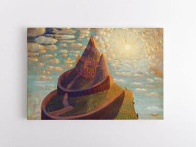 Ciurlionio paveikslai - Pilies pasaka - angelu takais - pasauliu sutverimas