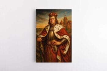 Vytautas didysis Trakuose paveikslas drobė