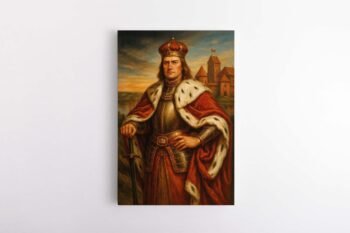 Vytautas didysis Trakuose paveikslas drobė