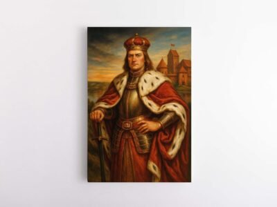 Vytautas didysis Trakuose paveikslas drobė