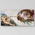 Adomo sukūrimas – Mikelandželo paveikslas ant drobės