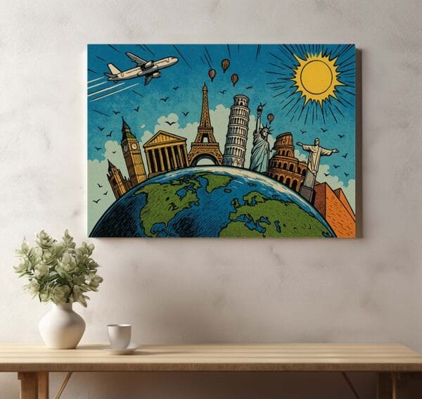 Paveikslas Užkeliauk pasaulį (JG00003213) - Image 2