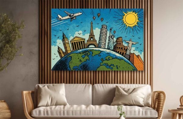 Paveikslas Užkeliauk pasaulį (JG00003213) - Image 3