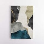 Abstraktus paveikslas ant drobes slinktys