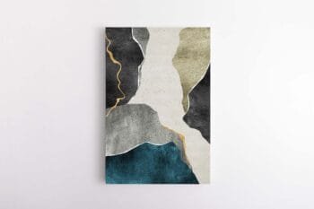 Abstraktus paveikslas ant drobes slinktys