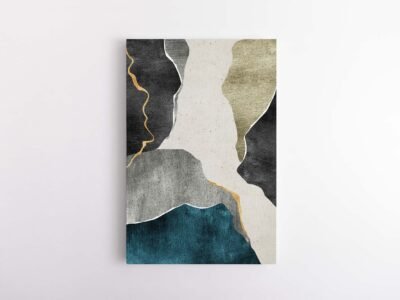 Abstraktus paveikslas ant drobes slinktys