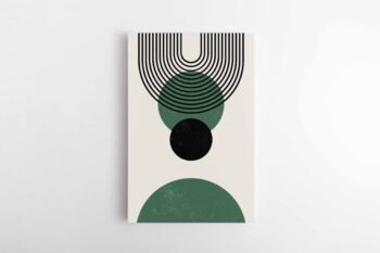 bauhaus-stiliaus-paveikslas ant drobes