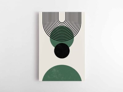 bauhaus-stiliaus-paveikslas ant drobes