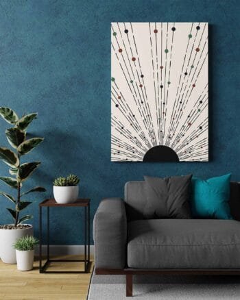 Paveikslas Taškų spinduliai (JG00003249) - Image 2