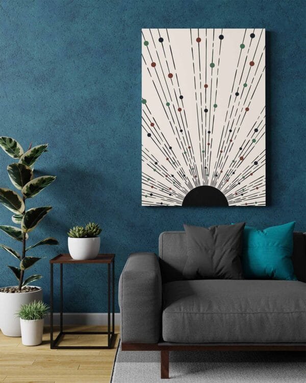 Paveikslas Taškų spinduliai (JG00003249) - Image 2