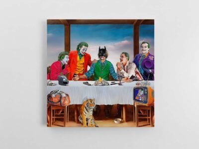 Paveikslas ant drobės - paskutinė dzokerio vakariene