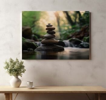 Paveikslas "Ramybės Balansas – Akmenų Harmonija" (JG00003280) - Image 2