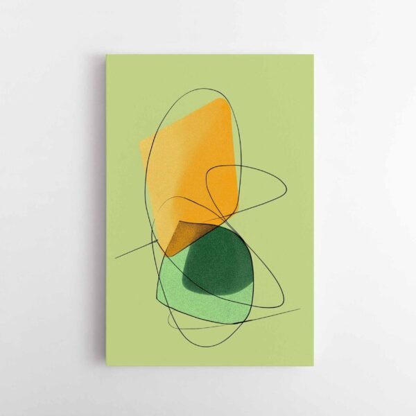 atspalviu tango abstraktus paveikslas ant drobes