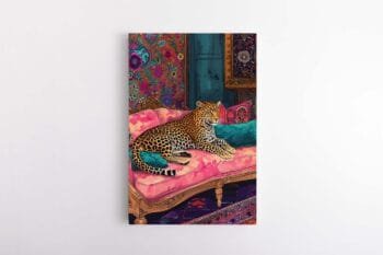 Paveikslas su leopordu