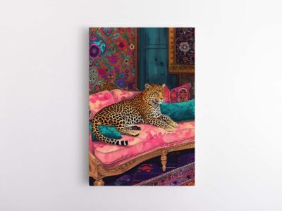 Paveikslas su leopordu