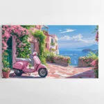 Paveikslas – Rožinė Vespa