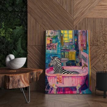 Paveikslas – Vonios zebras (JG00003449) - Image 4