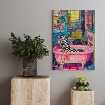 Paveikslas – Vonios zebras (JG00003449) - Image 2