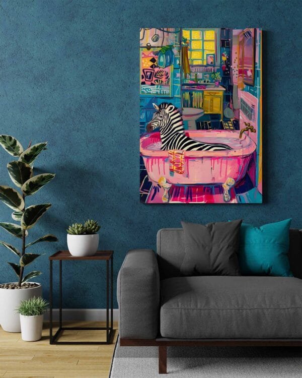 Paveikslas – Vonios zebras (JG00003449) - Image 3