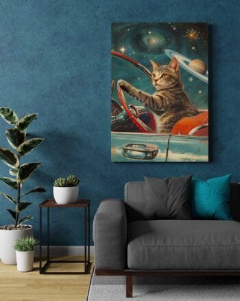 Paveikslas – Katė kosminėje kelionėje (JG00003461) - Image 3