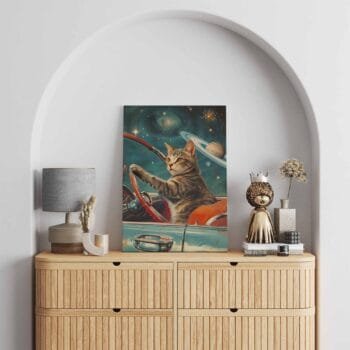Paveikslas – Katė kosminėje kelionėje (JG00003461) - Image 2