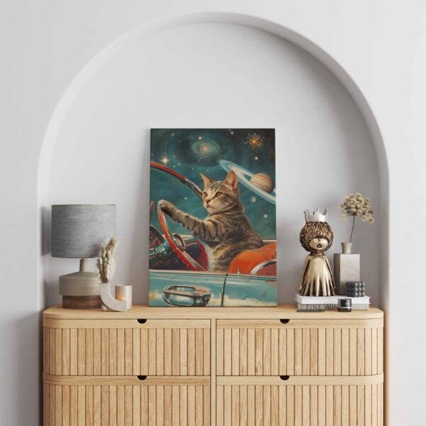 Paveikslas – Katė kosminėje kelionėje (JG00003461) - Image 2