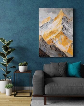 Paveikslas – Auksiniai kalnų šlaitai (JG00003478) - Image 2