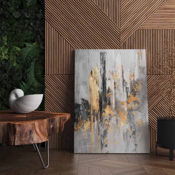 Paveikslas – Auksinis miesto siluetas (JG00003479) - Image 3