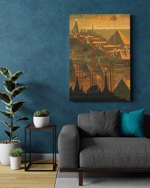 M. K. Čiurlionio paveikslas Piramidžių sonata (JG00004026) - Image 2