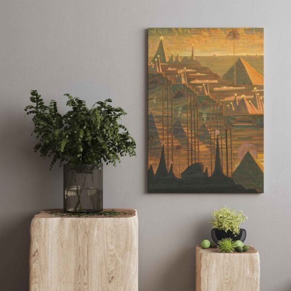 M. K. Čiurlionio paveikslas Piramidžių sonata (JG00004026) - Image 3